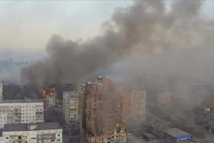 Rusia a câștigat cel mai mult teren în sudul Mariupolului (sursa: Twitter/rajote)