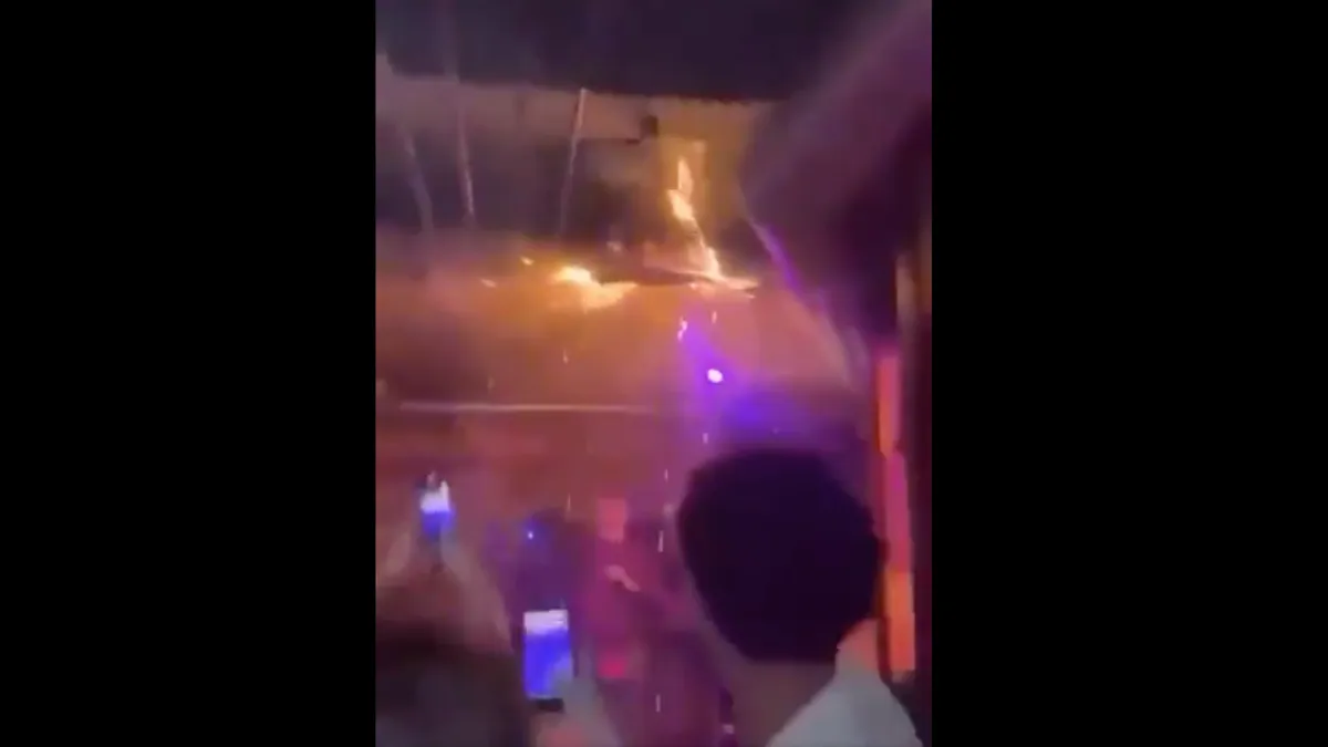 Imagini terifiante din barul care a ars la Crans-Montana: tineri complet deprinși de realitate (sursa: X/Alerte Info)