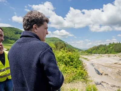 Nicușor Dan a mers la Praid (sursa: Facebook/Nicușor Dan)