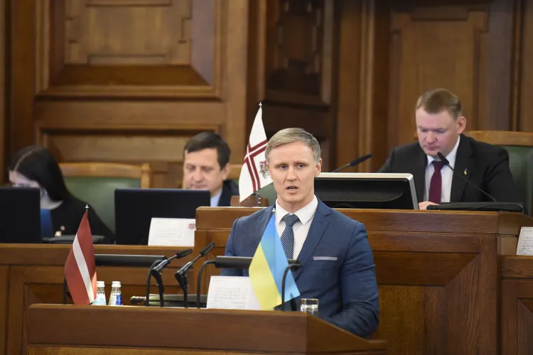 Un parlamentar leton a retransmis delegației rusești mesajul „Go f*ck yourself” Foto: Twitter