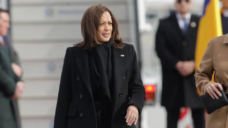 Kamala Harris, vicepreședintele SUA, la București (sursa: Inquam Photos/George Călin)