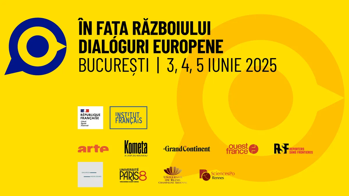 Dialoguri europene: cultura în fața războiului (sursa: institutfrancais.ro)