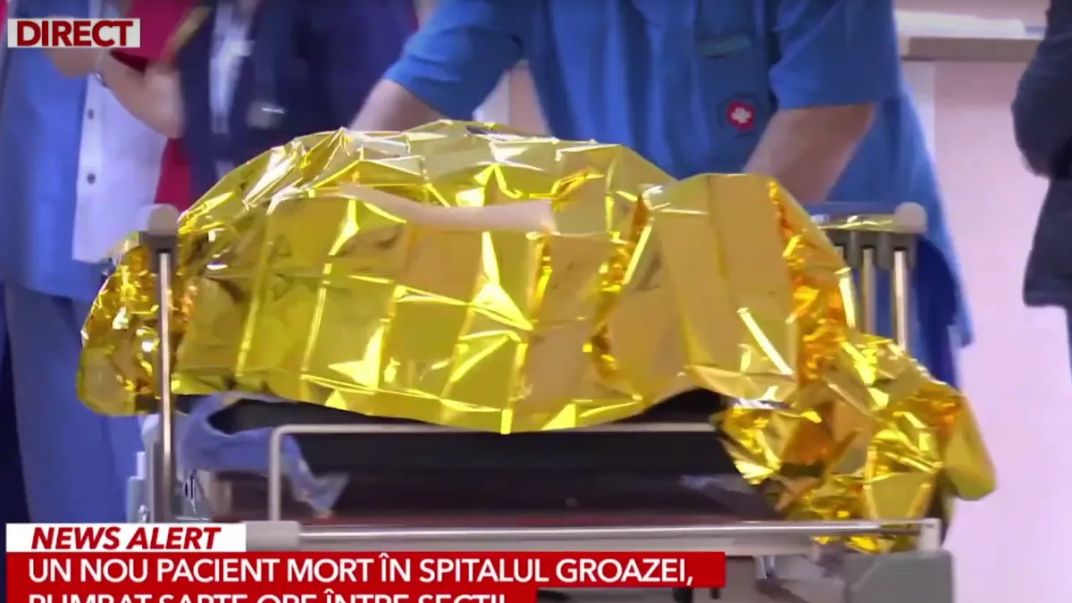Un pacient a murit în timp ce era plimbat cu orele cu salvarea între secțiile aceluiași spital Foto: Captură video Antena 3