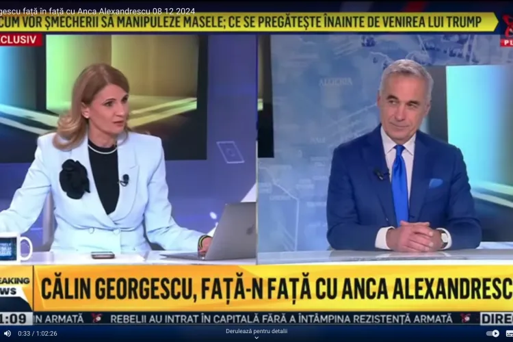 O uriașă prostie debitată de Călin Georgescu Foto: captură video