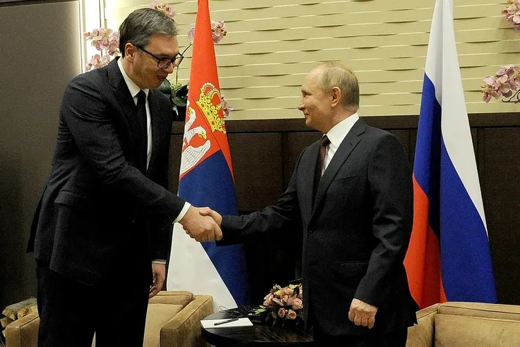 Președintele sârb Vučić, mulțumiri către Putin (sursa: Facebook/Aleksandar Vučić)