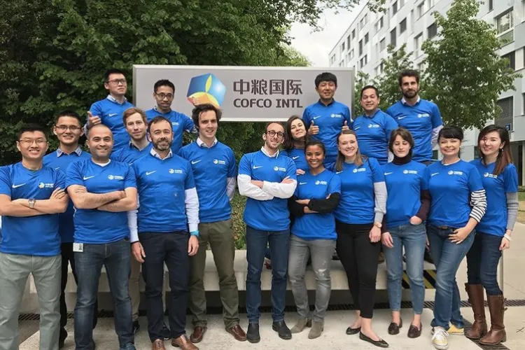 COFCO Intl employees in Geneva (source: Instagram/cofcointl)