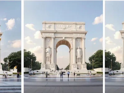 Trump vrea un Arc de Triumf la Washington (sursa: TruthSocial/ Donald J.Trump)