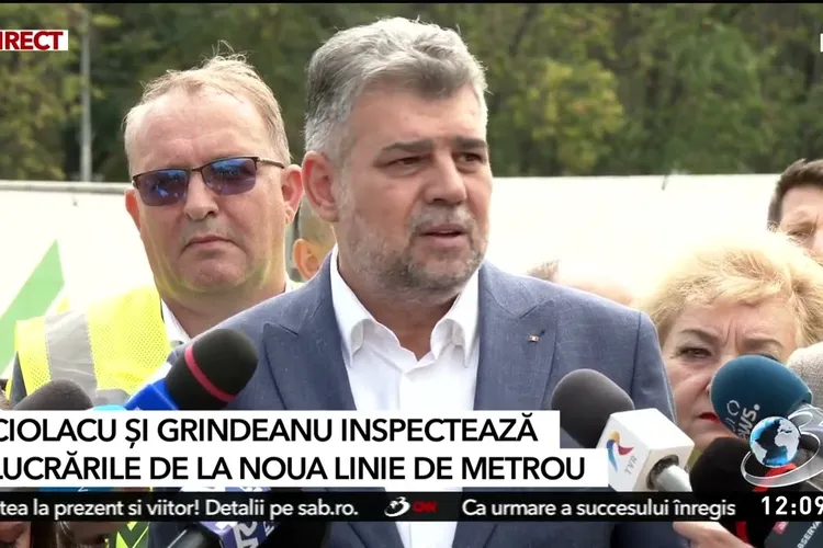 Magistrala 6 de metrou, spre Otopeni, în aer Foto: captură video