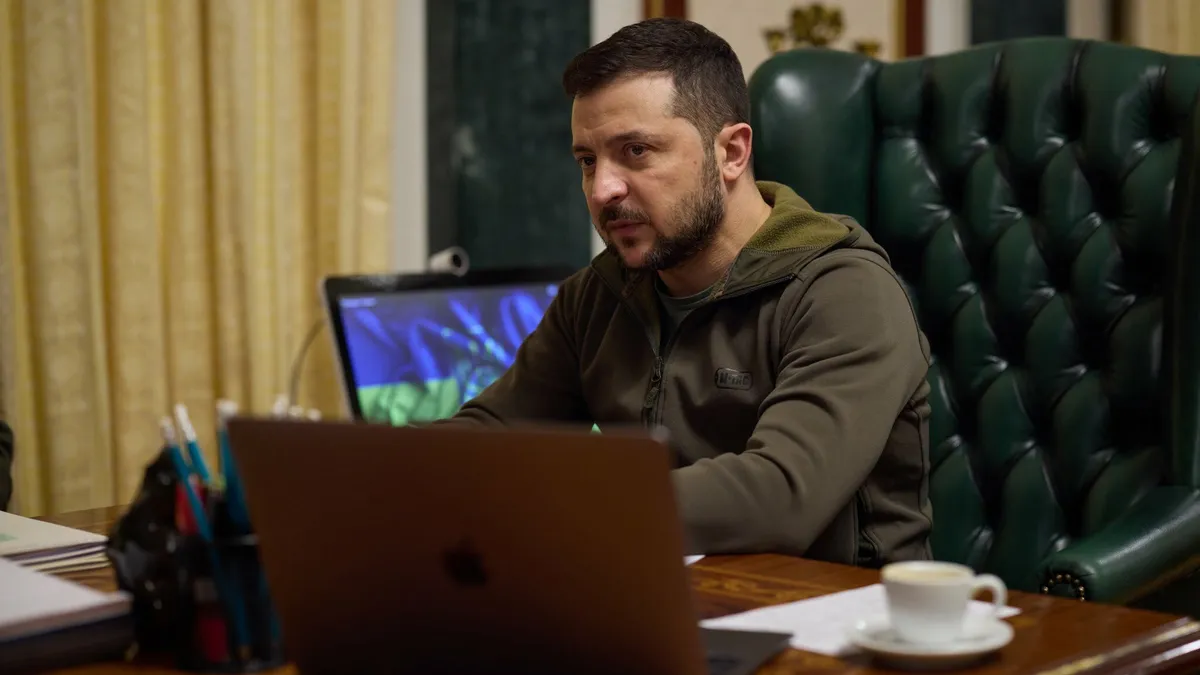 Ucraina să mimeze negocieri cu Rusia (sursa: Facebook/Volodimir Zelenski)