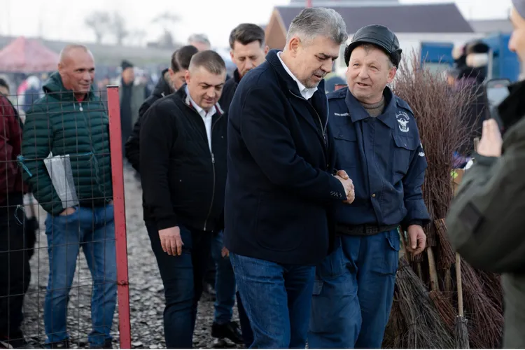 Victoria tristă a lui Marcel Ciolacu, la Buzău Foto: Facebook