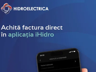 Hidroelectrica finalizează modernizarea aplicației iHidro (sursa: Facebook/Hidroelectrica)