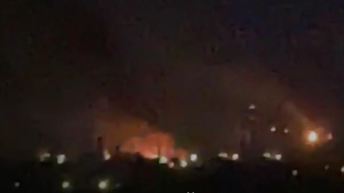 Armata ucraineană lovește încă o rafinărie rusească (sursa: Facebook/General Staff of the Armed Forces of Ukraine)