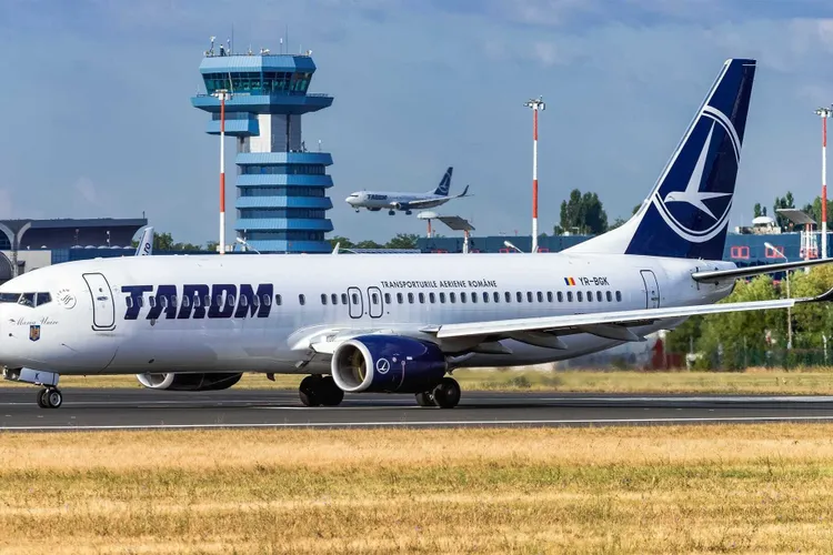 O dată pe lună, cursa Bruxelles-București, deviată prin Strasbourg Foto: Tarom