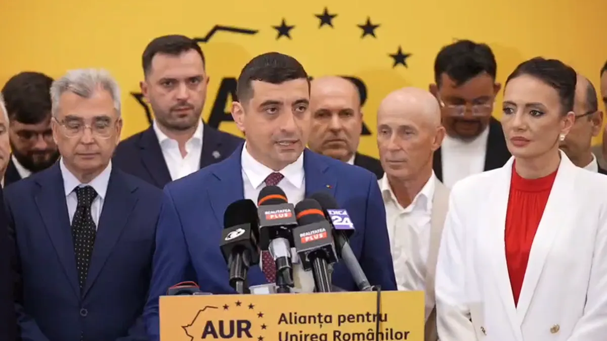 George Simion vrea să fie rugat să-i dea voturile lui Veștea Foto: captură video