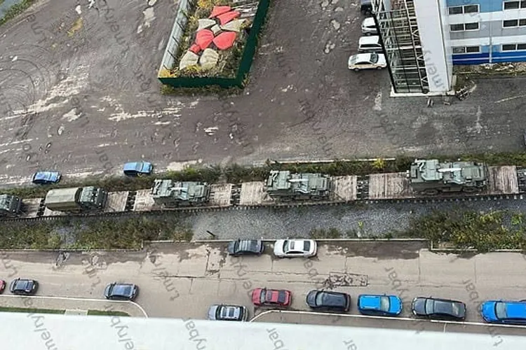 Putin și-a trimis trenul nuclear pe linia frontului  Foto: canalul pro-rus Rybar