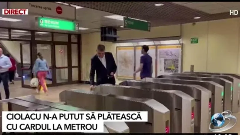 Haos în metroul lui Grindeanu Foto: captură video