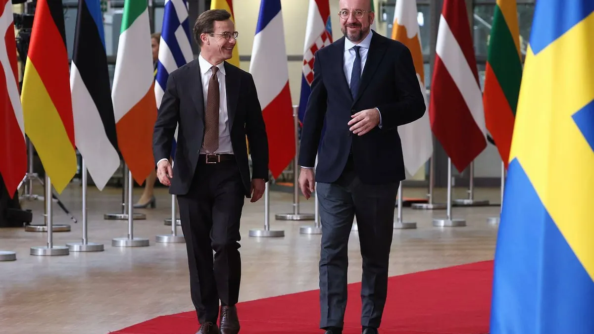 România nu intră în Schengen curând (sursa: Facebook/Ulf Kristersson)