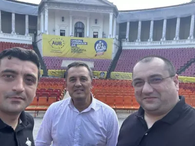 Piperea anunță că rămâne simplu membru AUR, după ce Peiu l-a bătut în competiția internă Foto: Facebook George Simion