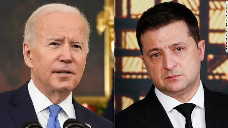 Contre între Biden și Zelensky pe teme de securitate (sursă: Facebook/CNN)