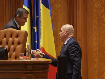 Bolojan le explică pesediștilor de ce i-a comparat cu șobolanii din cămară Foto: Inquam/George Calin