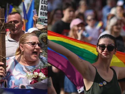 Marșul Normalității vs Bucharest Pride 2025 (sursa: Inquam Photos/George Călin)
