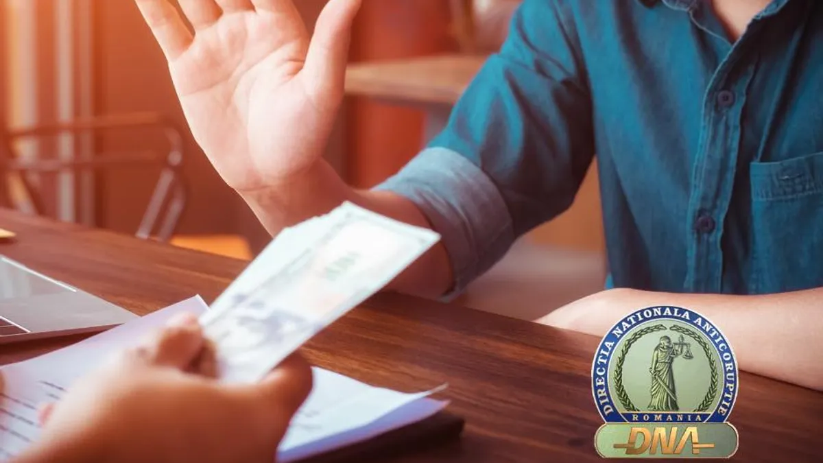 Inspector ANAF, control judiciar pentru corupție (sursa: Facebook/Direcția Națională Anticorupție)