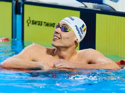 David Popovici, aur la 100 metri la Mondialele de la Singapore (sursa: Facebook/David Popovici)