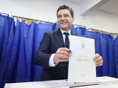 Miza lui Nicușor: prezența la vot (sursa: Inquam Photos/George Călin)