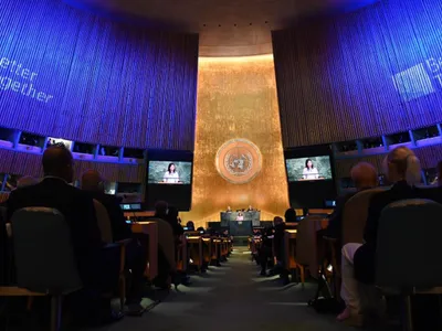 Delegaţia iraniană (ONU), restricții pentru cumpărături (sursa: Facebook/United Nations)