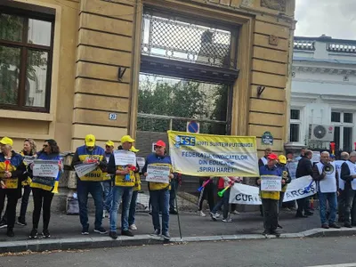 Angajații din educație, dispuși să facă grevă (sursa: Facebook/Federatia Sindicatelor din Educație „Spiru Haret”)