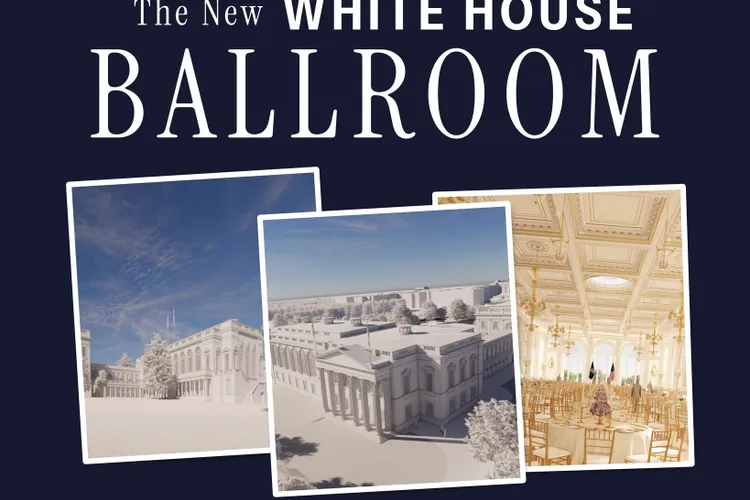 Trump demolează o parte din Casa Albă (sursa: Facebook/The White House)