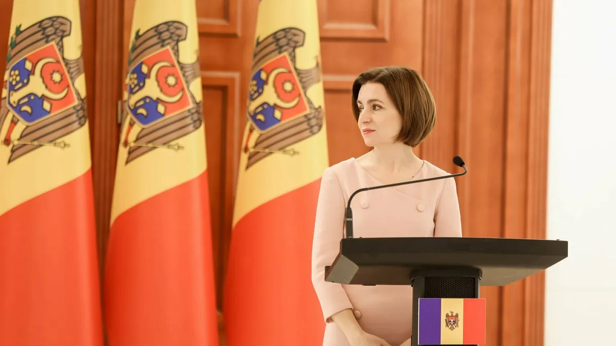 Maia Sandu: „În UE nu vreți, dar spital de la UE – vreți” Foto: Facebook