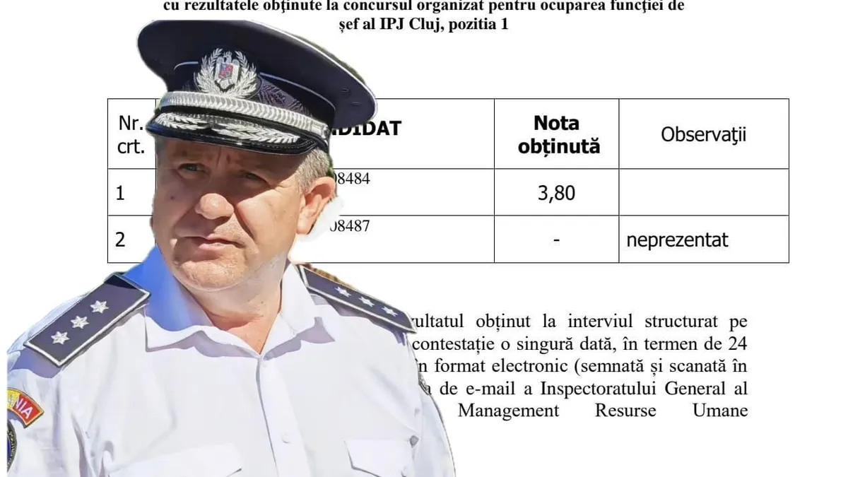 Comisarul Moșuțan a picat rușinos examenul