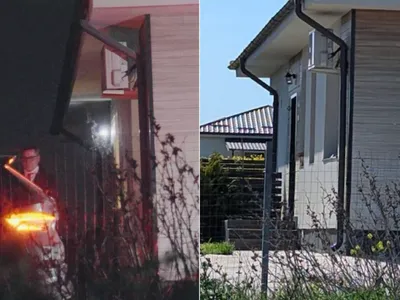 Casa din imaginile trucate, în Tunari (sursa: buletin.de)