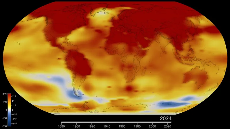 2024, anul record al temperaturilor ridicate (sursa: nasa.gov)