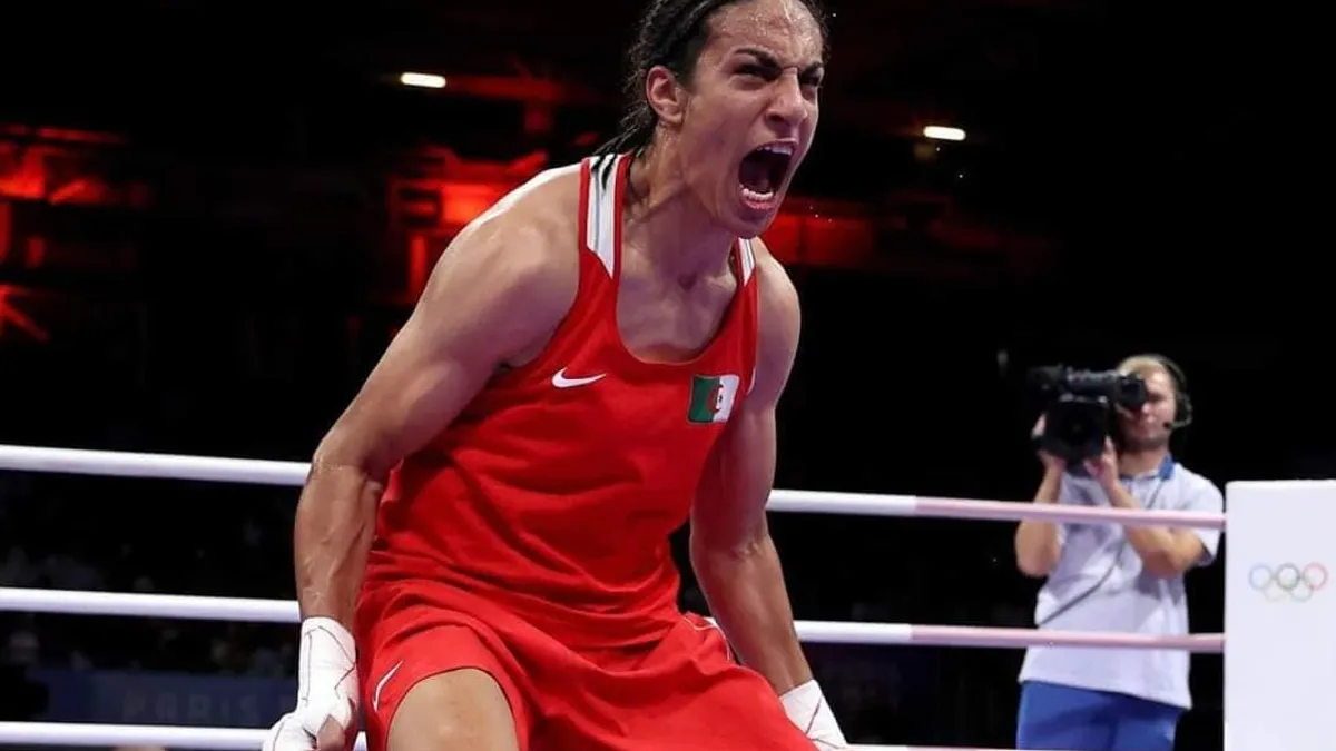 Pugilista Imane Khelif, aur la JO (sursa: Facebook/Imane Khelif)