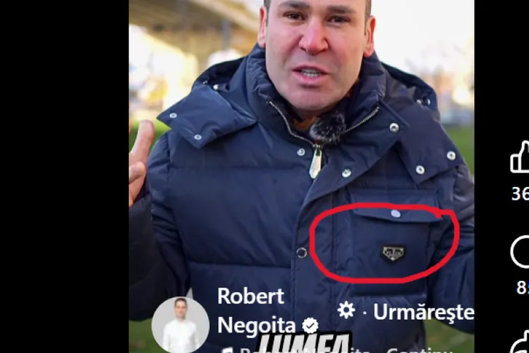 Cât costă jacheta matlasată de la Prada cu care se afișează superdatornicul la ANAF Robert Negoiță Foto: Captură Facebook