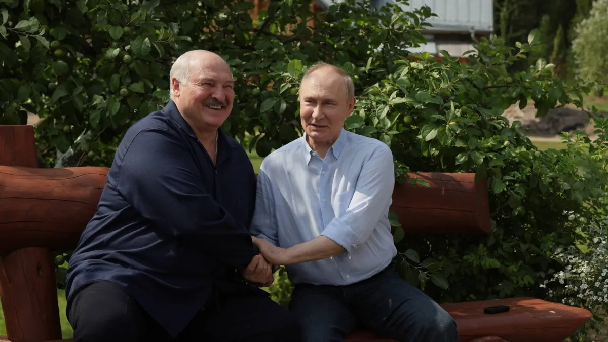 Aleksandr Lukașenko afirmă că este sănătos (sursa: kremlin.ru)