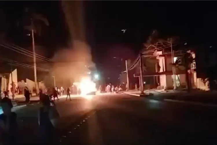 Proteste anti-guvernamentale în Cuba (sursa: Facebook/Libertad Cubana)