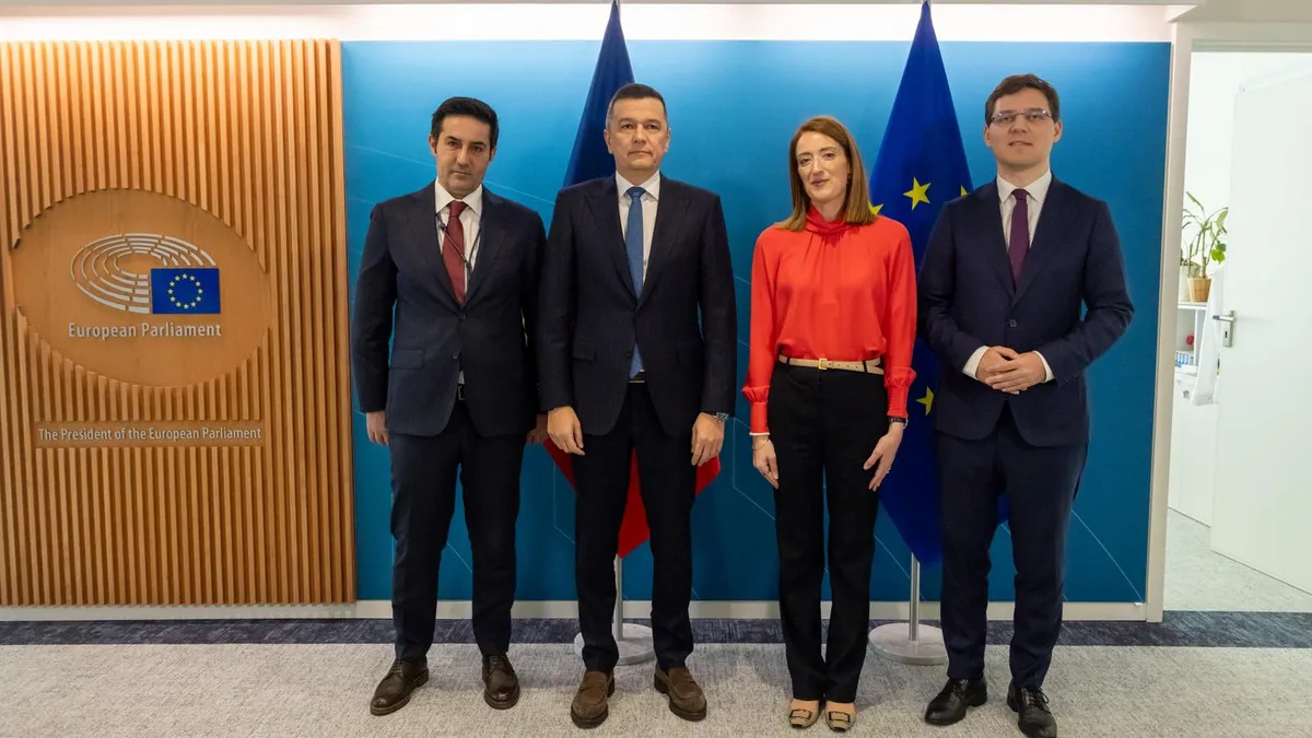 Amenințările lui Grindeanu la Bolojan au dispărut după vizita la Bruxelles Foto: Facebook Grindeanu