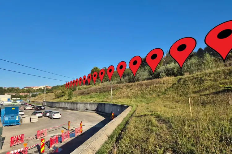 Metroul lui Boc s-a blocat în niște piloni de beton pe care proiectanții i-au ignorat Foto: clujenii.ro