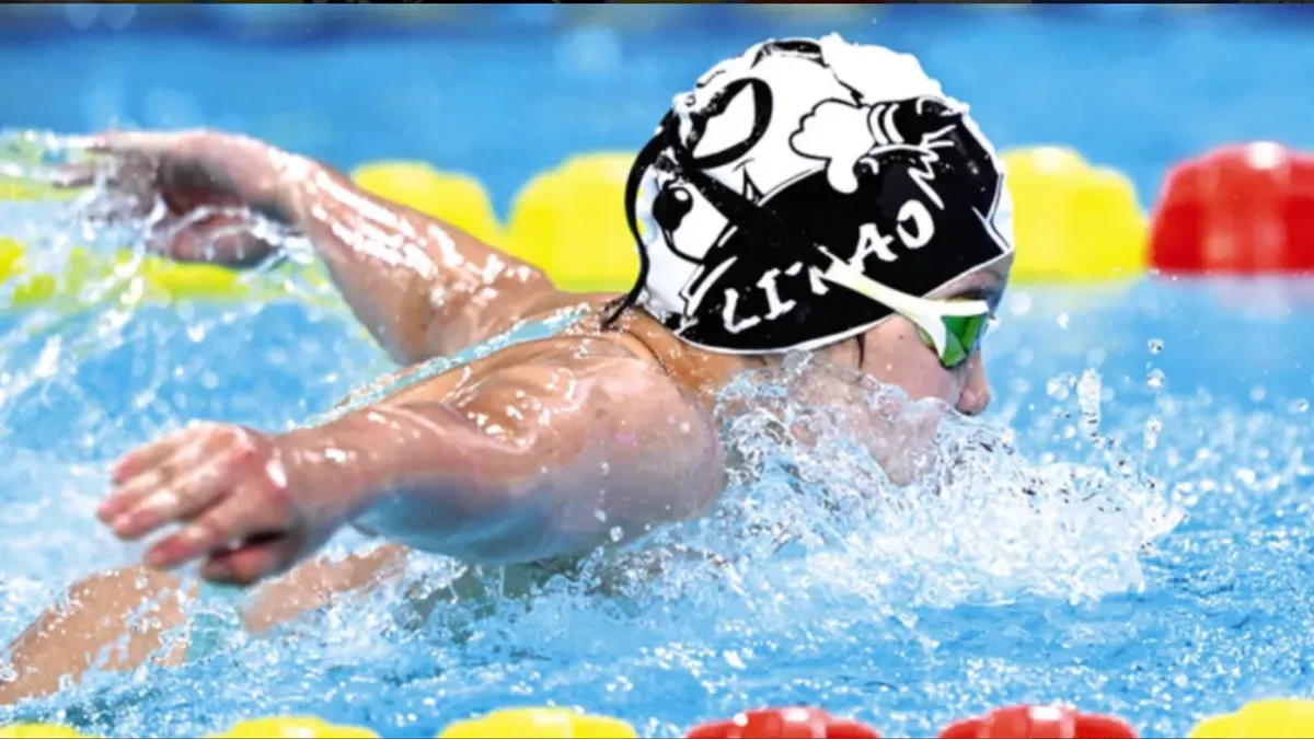 Yu Zidi, revelația Mondialelor de natație (sursa: news.qq.com)