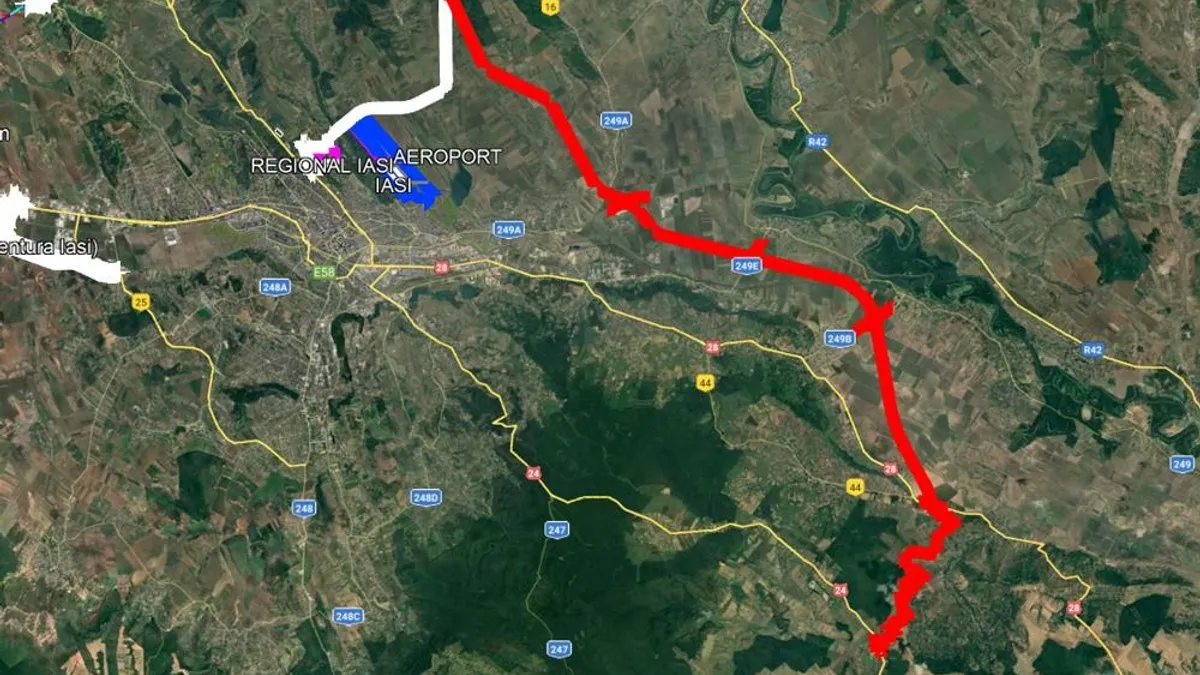 Centura de est a Iașiului, întârziată (sursa: ziaruldeiasi.ro)