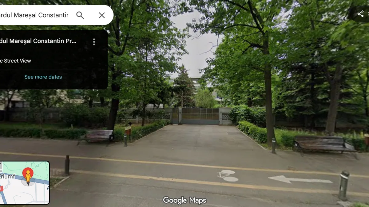 Ce reședință oficială ar putea să-i dea Guvernul lui Savonea: un apartament uriaș, cu curte imensă Foto: Captură Google Maps