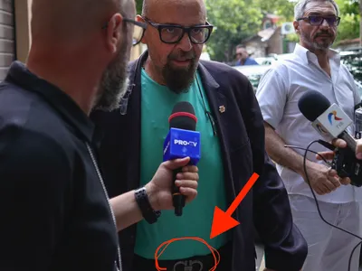 Piedone, cu curea Salvatore Ferragamo de sute de euro la percheziție (sursa: Inquam Photos/Octav Ganea)