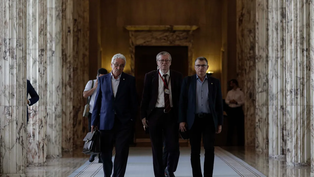 Ceea ce părea imposibil a devenit posibil, spune liderul sindical Marius Nistor Foto: Inquam/ Octav Ganea