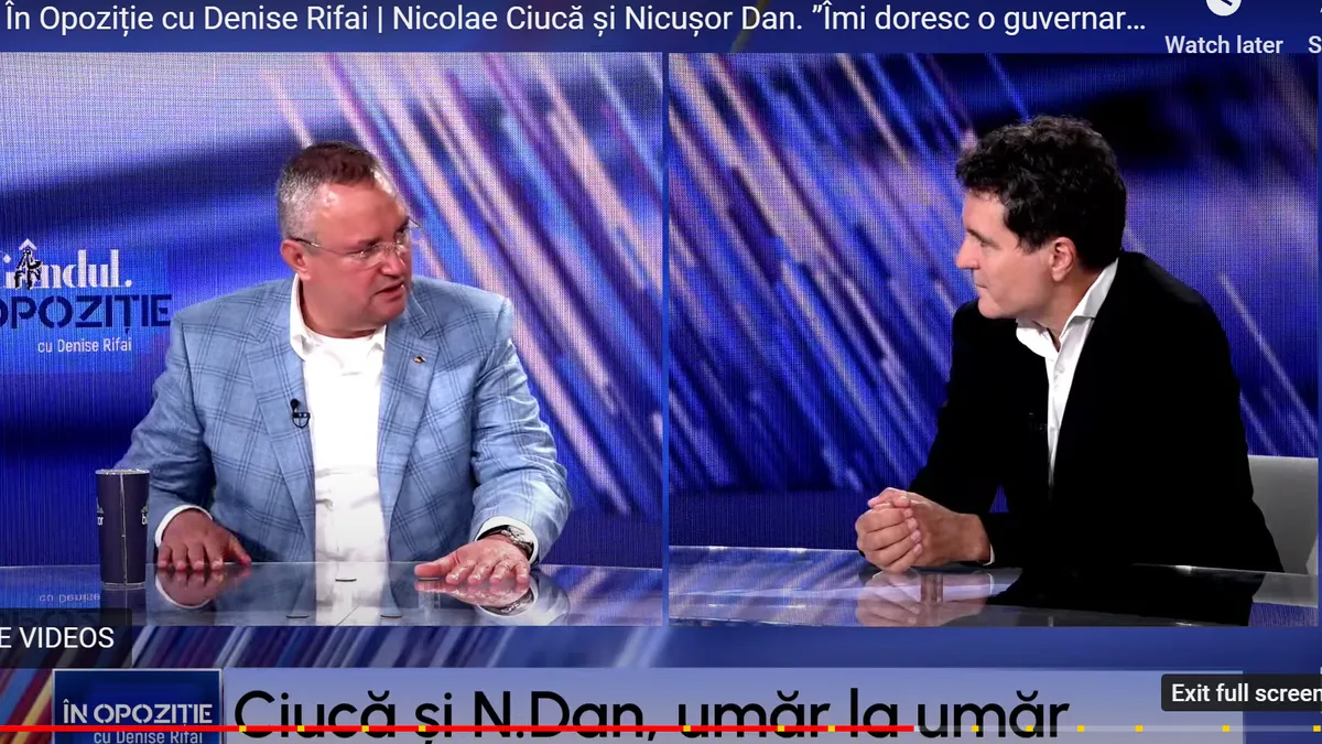 Ciucă l-ar fi votat pe Nicușor Dan, dacă locuia în București Foto: captură video