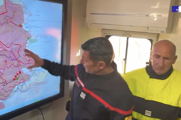 Incendiu grav de pădure în Franța (sursa: (Twitter/Gérald DARMANIN)