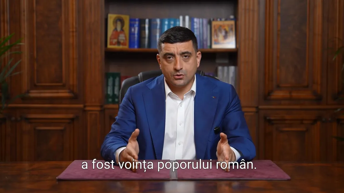 Simion îl felicită pe Nicușor Dan (sursa: Facebook/George Simion)