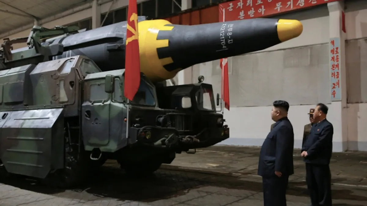 Coreea de Nord, rachetă peste Japonia (sursa: KCNA)